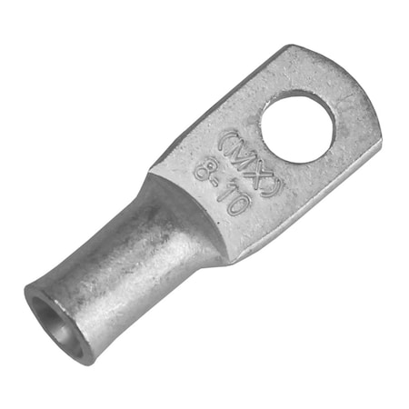 Pacer Group Pacer Tinned Lug 8 AWG - No 10 Stud Size - 10 Pack TAE8-10R-10